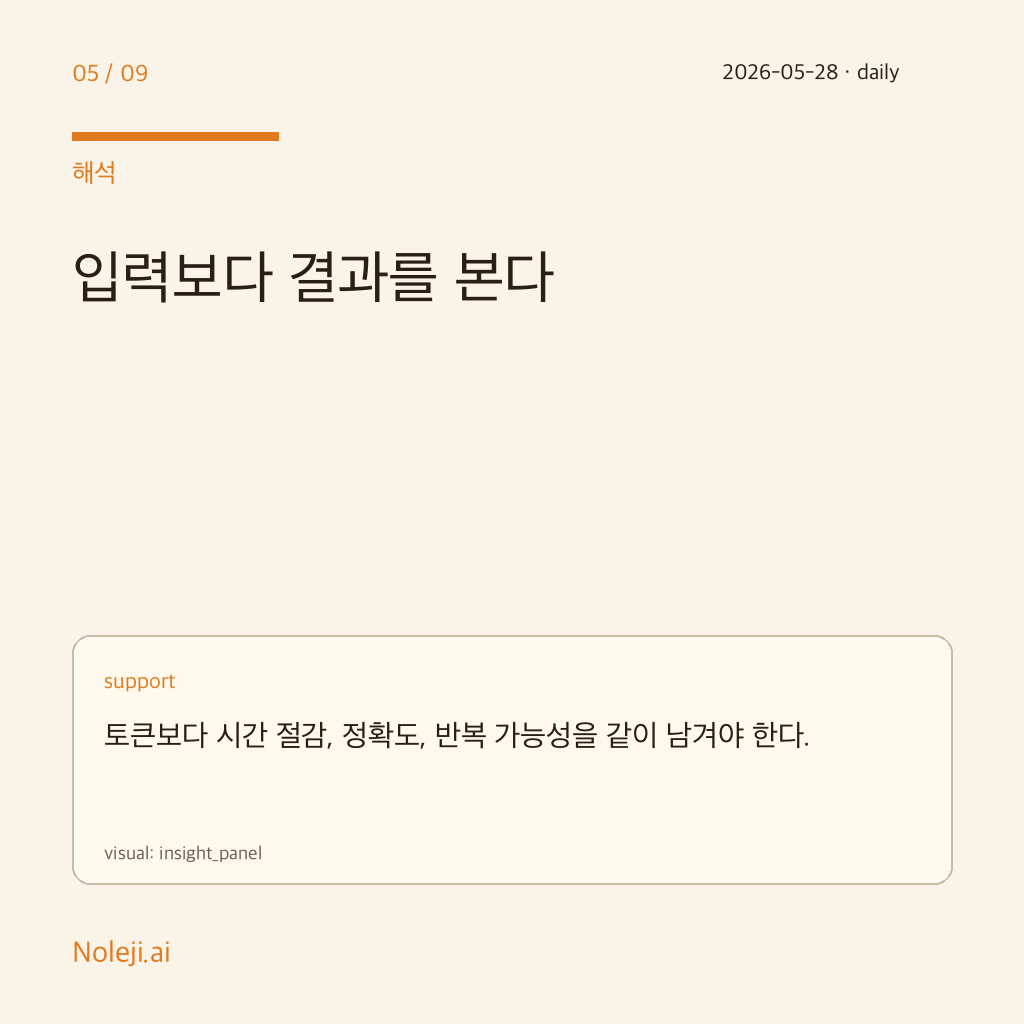 카드 5: AI를 쓰는 시늉이 일이 되는 시대 — 토큰 부풀리기라는 신호