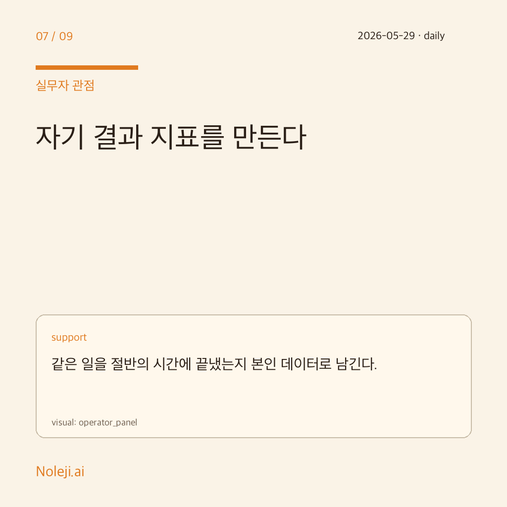 카드 7: 셋이 보다 EP01 — AI 도입 핵심 지표와 시늉 일하기, 그 사이의 좁은 길