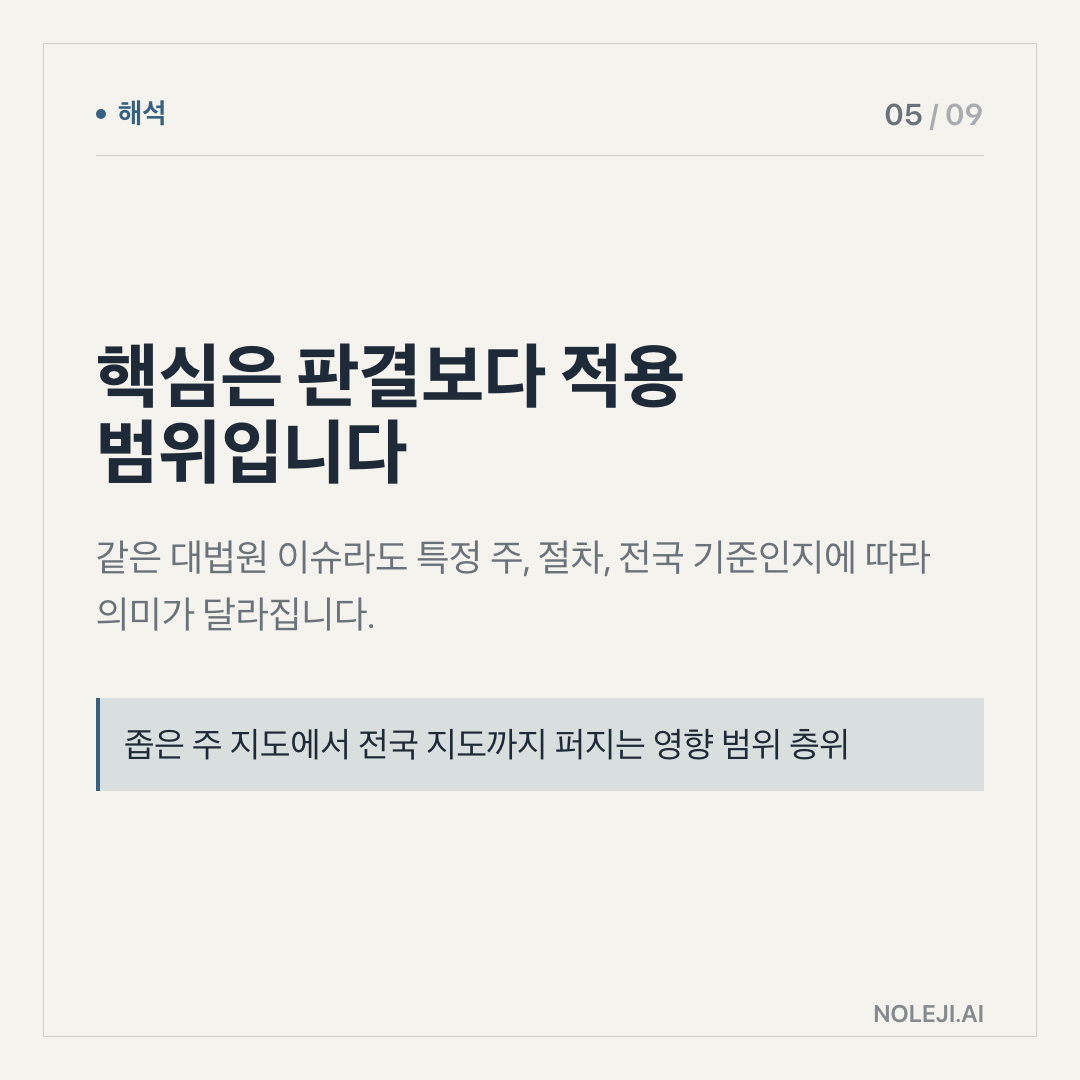 카드 5 (해석): 좋은 자동화는 판단 지점부터 줄입니다 — 일을 대신 돌리는 것보다, 실패했을 때 무엇을 눌러야 하는지 정하는 일이 먼저입니다.